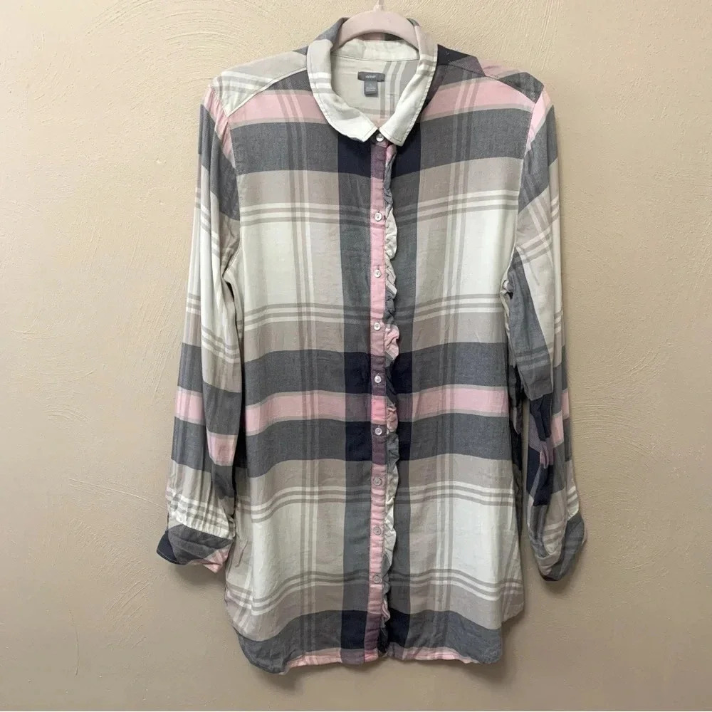 Aerie Plaid Top